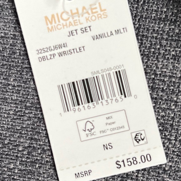 NWT MICHAEL KORS DOUBLE ZIP WRISTLET WALLET 8 IPHONE CASE - Picture 6 of 8